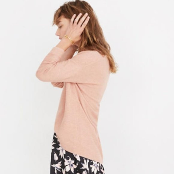 Madewell ~Kimball Pullover Sweater in Heather Rose XXS - Picture 3 of 12